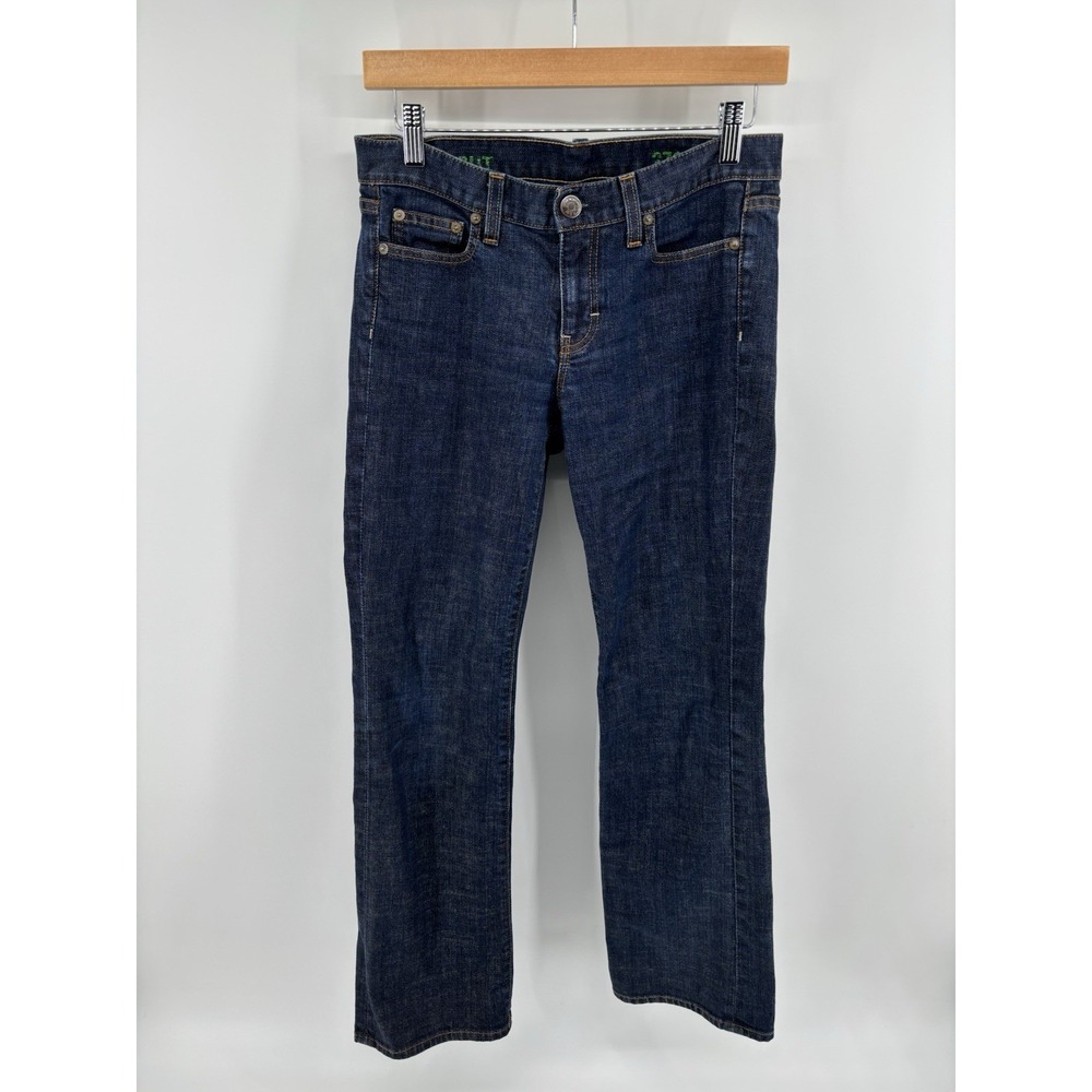 J. Crew Women's Bootcut Jeans Made in USA Sz 27S (Meas‎ 30") Stretch Y2K Preppy